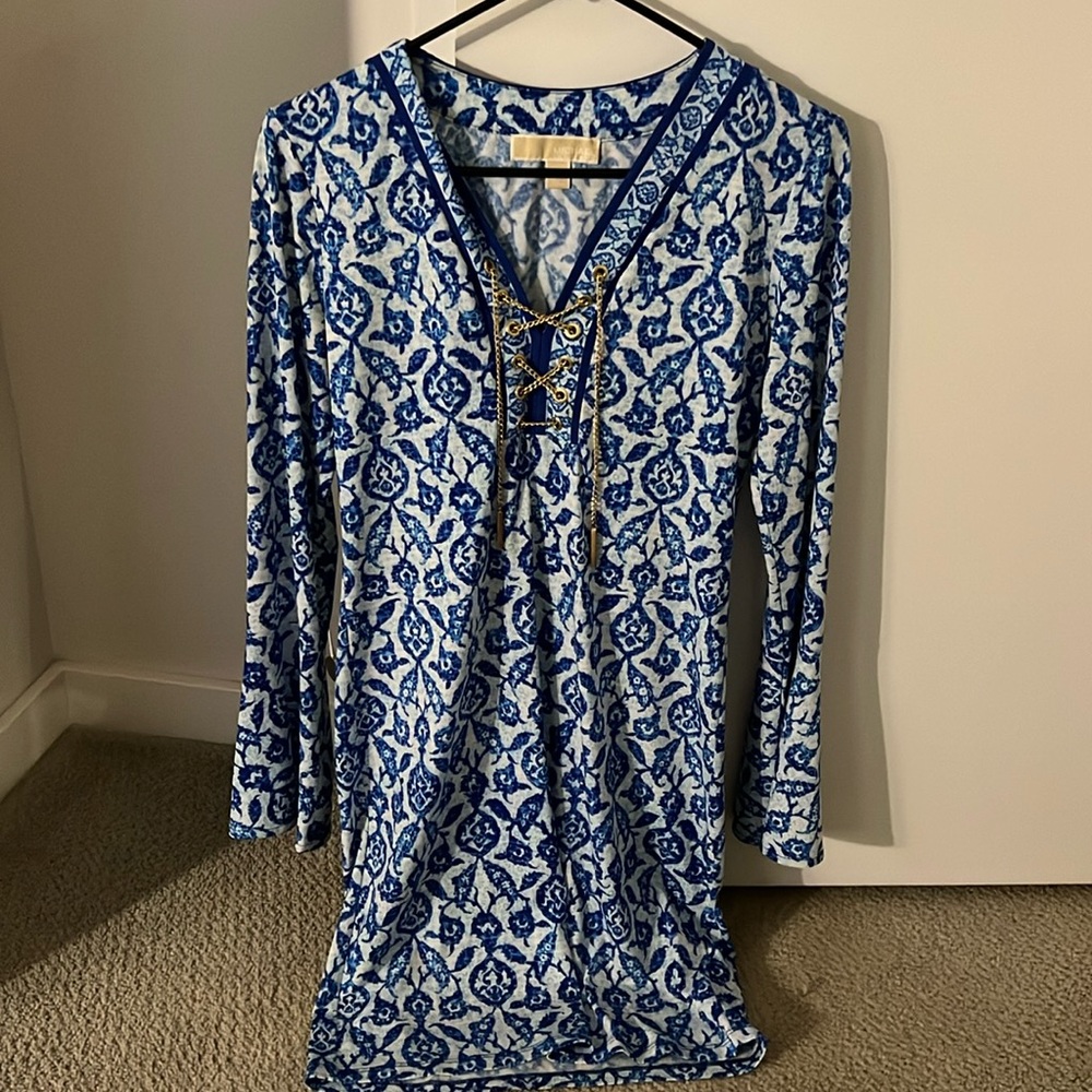 Michael Kors long sleeve summer dress